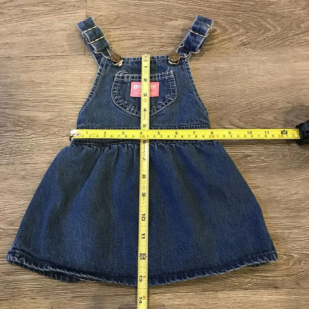Oshkosh b'gosh Kids‎ 18 Months Vintage USA Jean Dress